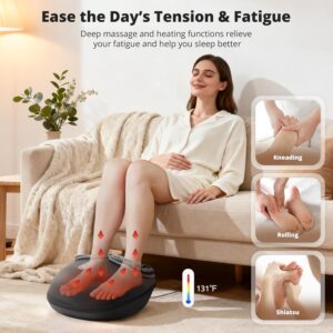Foot Massager Shiatsu Heat Multi-Level Settings - Image 5