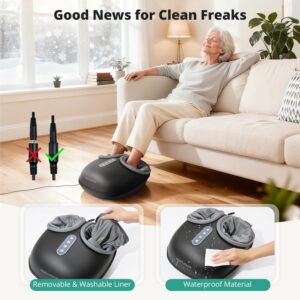 Foot Massager Shiatsu Heat Multi-Level Settings - Image 6