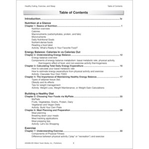 Healthy Eating Exercise Sleep Workbook Teens - Image 3