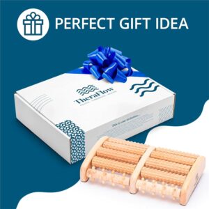 Wooden Foot Roller Acupressure Tool - Image 2