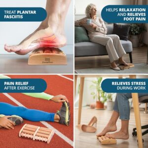 Wooden Foot Roller Acupressure Tool - Image 4