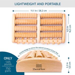 Wooden Foot Roller Acupressure Tool - Image 5